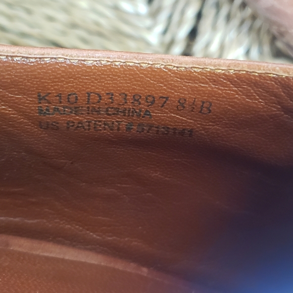 🌻Cole Haan NikeAir Women's Lace up Peep toe Brown Leather Booties Size 8 - Picture 6 of 8